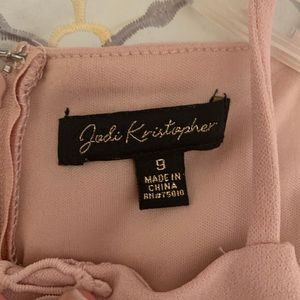 Jodi kristopher light pink dress